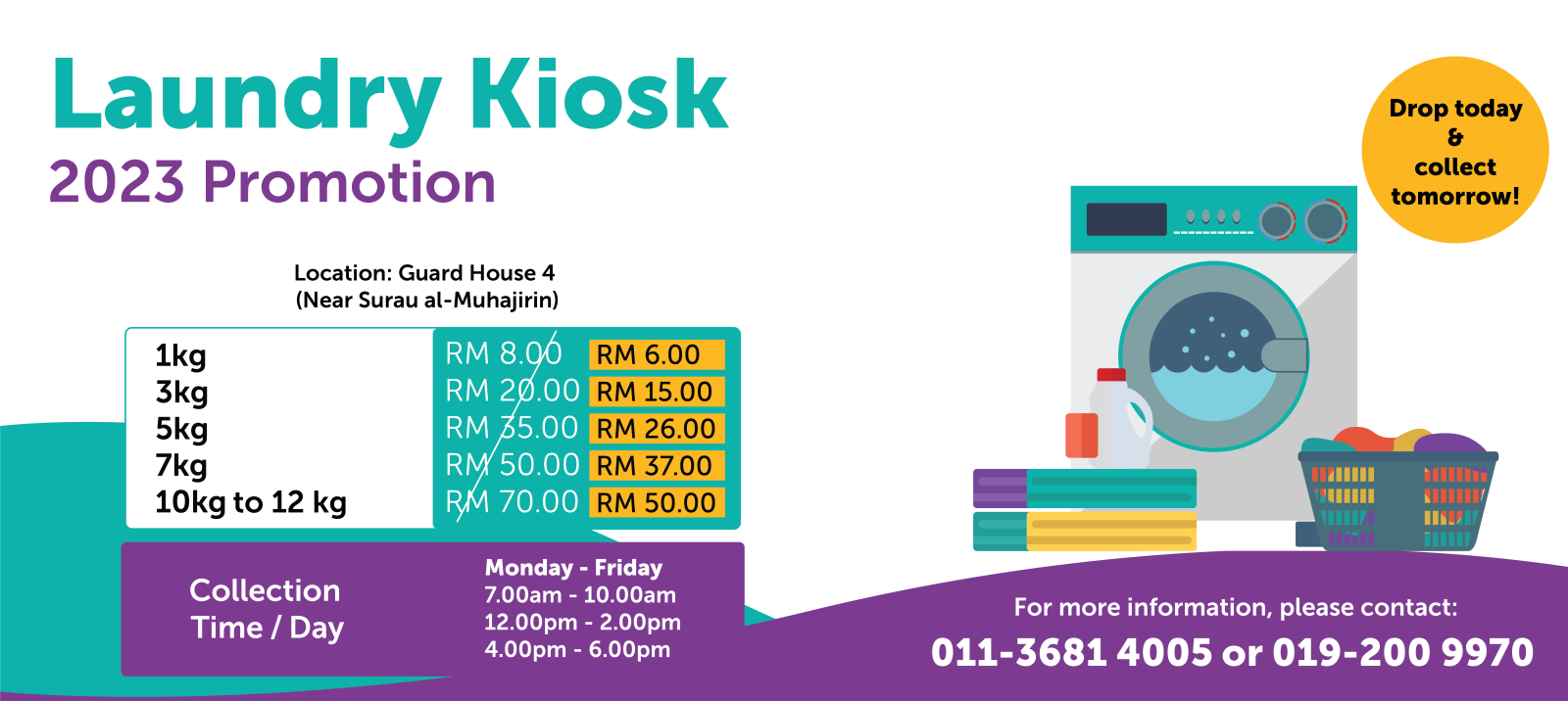 THMO Laundry Kiosk 2023 Promotion