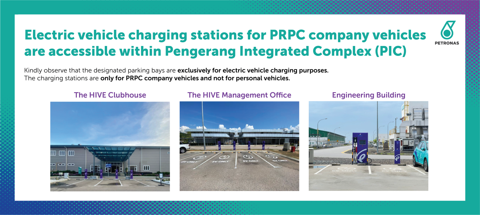 EV Charging Stations for PRPC Company Vehicles within PIC