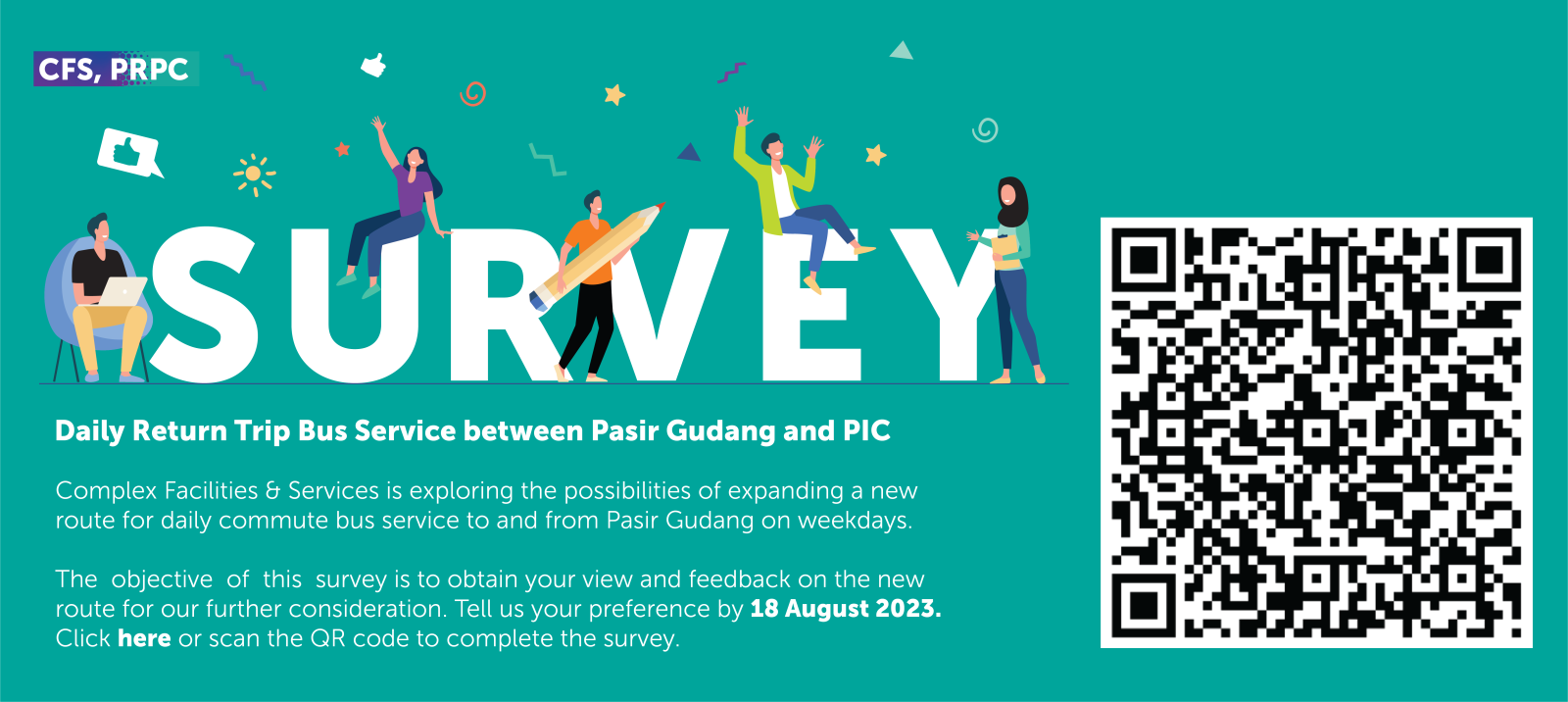 Survey: Daily Return Trip Bus Service between Pasir Gudang and PIC