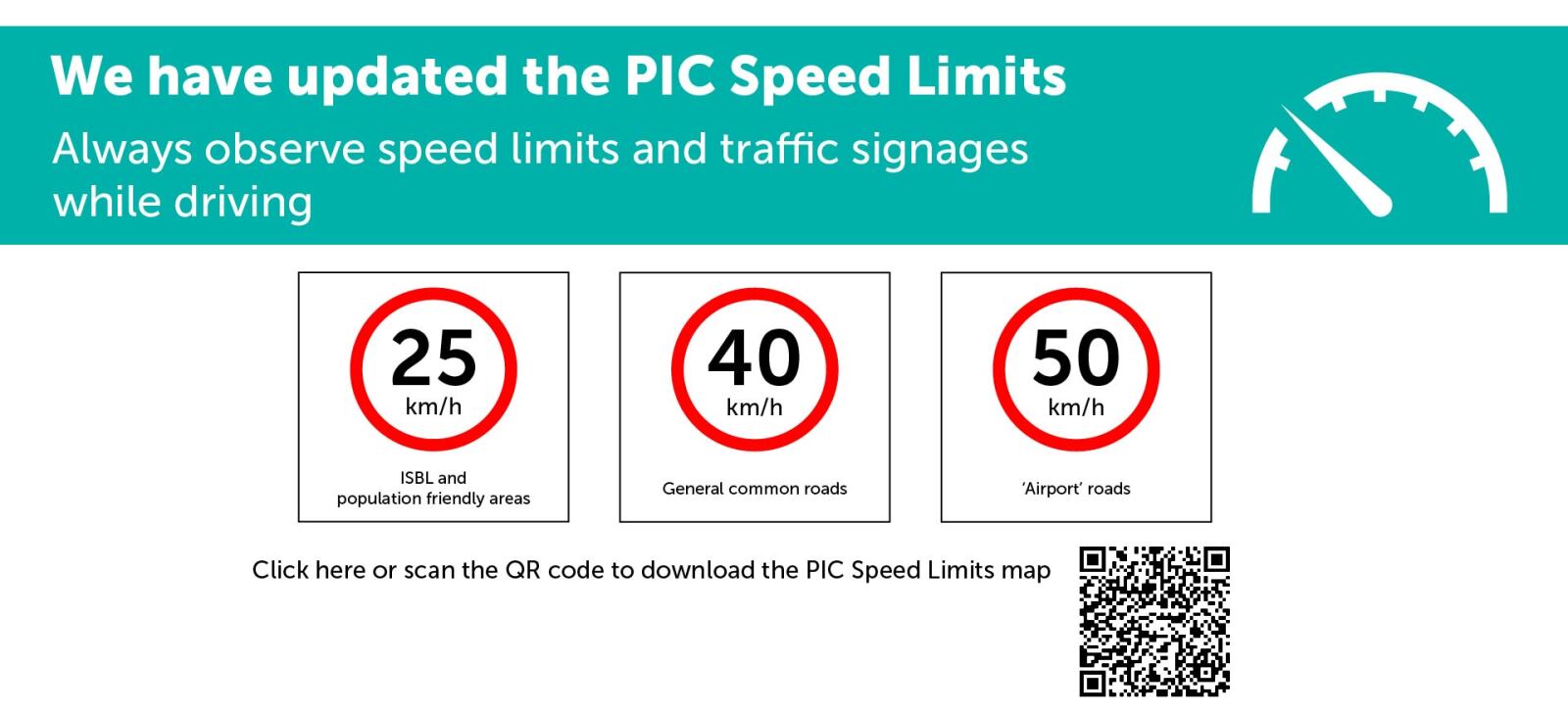 PIC Updated Speed Limit